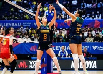 Brasil tropeça diante da China na estreia da Liga das Nações Feminina