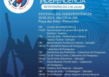Pelourinho é palco da comemoração do Bicentenário da Independência nesta sexta-feira (30.06)