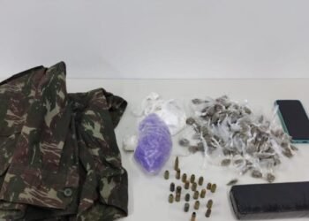 Suspeito de tentativa de homicídio é preso com drogas e munições