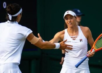 Duplas de Luisa Stefani e de Marcelo Melo se despedem de Wimbledon