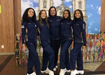 Delegação baiana de ginástica rítmica disputa Campeonato Brasileiro, em João Pessoa