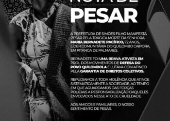 Nota de Pesar – Prefeitura de Simões Filho