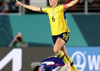 Suécia derrota Japão para manter vivo o sonho de título na Copa
