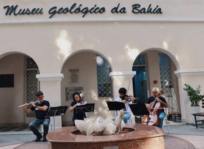Camerata Quarteto Novo é atração da Terça Musical de agosto no Museu Geológico