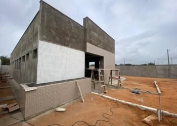 Obra de Pelotão da Polícia Militar segue avançada em Ribeira do Amparo