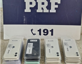 PRF intercepta carga irregular de Iphone na Bahia