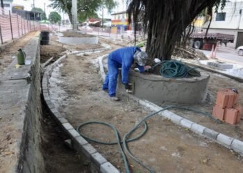 Prefeitura inicia mais uma etapa de requalificação dos canteiros do CIA 1 – Prefeitura de Simões Filho