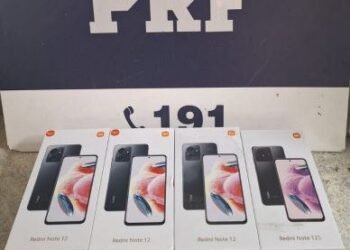 PRF apreende celulares irregulares em ônibus Bahia