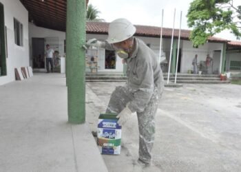 Obras na Escola Manoel Evangelista da Silva seguem avançando – Prefeitura de Simões Filho