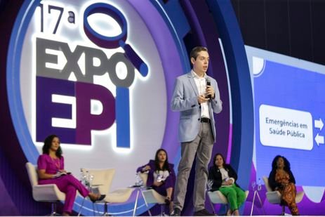 Brasília (DF), 10/11/2023 - 17ª Mostra Nacional de Experiências Bem-Sucedidas em Epidemiologia, Prevenção e Controle de Doenças (ExpoEpi), no Centro Internacional de Convenções do Brasil (CICB), em Brasília. O evento, promovido pelo Ministério da Saúde, é um espaço para troca de conhecimentos entre gestores, movimentos sociais, academia e profissionais do SUS. Foto: Marcelo Camargo/Agência Brasil