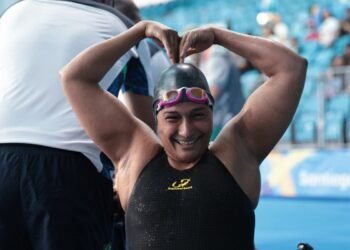 Nadadora Patrícia Santos fatura primeiro ouro do Brasil no Parapan