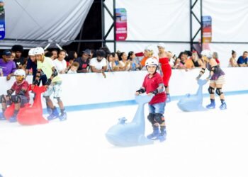 Pista de gelo funciona até domingo (14) – Prefeitura Municipal de Candeias.