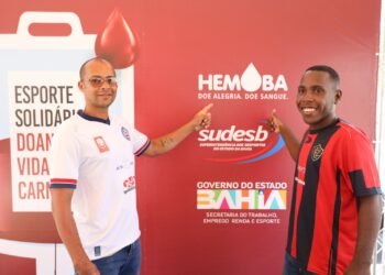 Atletas baianos doam sangue para garantir estoque positivo e salvar vidas no Carnaval