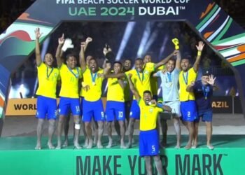 Brasil fatura o hexacampeonato mundial de futebol de areia