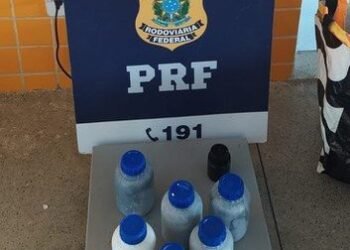 PRF apreende mercúrio transportado ilegalmente na Bahia