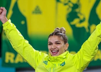 Larissa Pimenta é ouro e 1º pódio do Brasil no GP de judô da Áustria