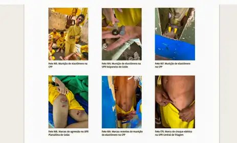 Brasília (DF) 10/04/2024 - Detalhe de fotos que estão no relatório do CNJ, após  inspeções em Aparecida de Goiânia
Foto: Luiz Silveira/Agência CNJ