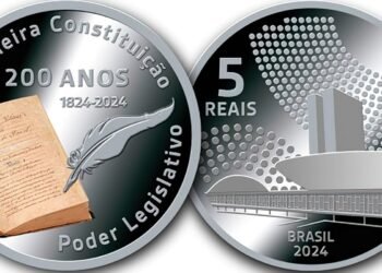 BC lança moeda comemorativa dos 200 anos da Constituição de 1824