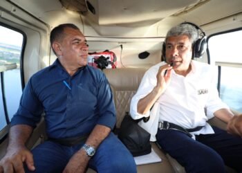 Governador sobrevoa os municípios de Canudos e Jeremoabo e acompanha ações realizadas pelo Estado após chuvas que atingiram a região