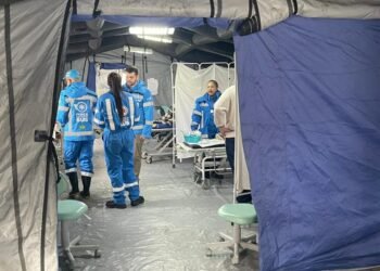 Novos voluntários da Força Nacional do SUS chegam ao Rio Grande do Sul