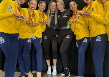 Ginástica Rítmica fatura 1º ouro de 2024 em etapa da Copa do Mundo