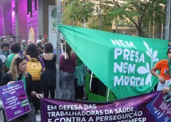 Manifestantes em SP acusam Cremesp de criminalizar aborto legal