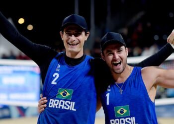 Vôlei de Praia: André e George se garantem nos Jogos de Paris