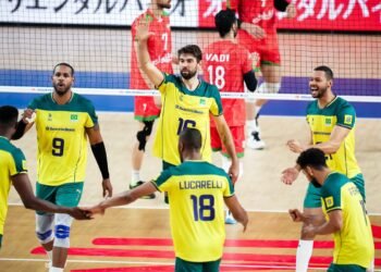 Brasil oscila, mas vence Irã na Liga das Nações de Vôlei Masculino