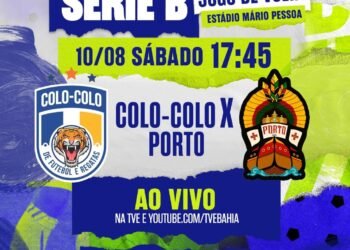 Colo Colo e Porto decidem o Baianão Série B neste sábado (11), na TVE