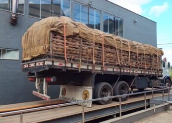 PRF flagra caminhão com mais de 9 toneladas de excesso de peso na Bahia