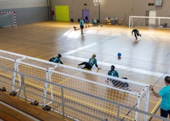 Seleções feminina e masculina de goalball fazem 1º treino em Paris