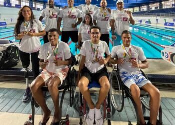 Equipe baiana de paranatação conquista 22 medalhas nas Paralimpíadas Universitárias com apoio da Sudesb