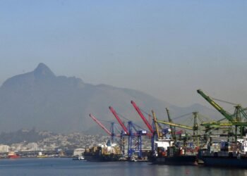 Trabalhadores portuários fazem greve contra mudanças na lei do setor