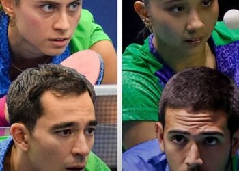 Tênis de mesa: final de duplas mistas do Pan-Americano só terá Brasil