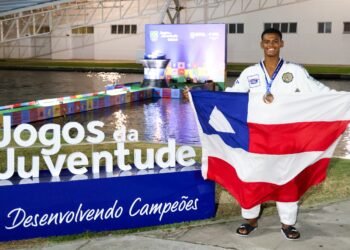 Cruz-almense apoiado pelo FazAtleta conquista primeira medalha da Bahia nos Jogos da Juventude 2024