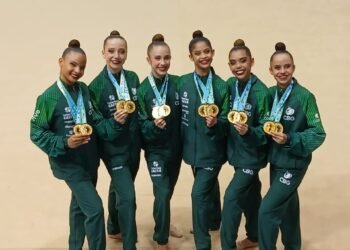 Ginastas baianas brilham no Campeonato Sul-Americano de Ginástica Rítmica Junior e Por Idades 2024 em Aracaju
