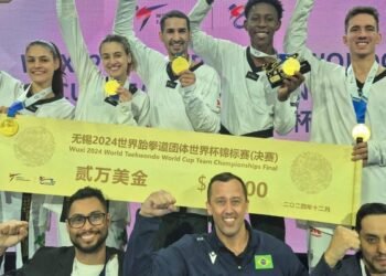 Brasil é bicampeão por equipes na Copa do Mundo de taekwondo na China