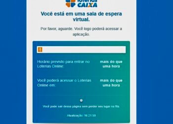 Mega da Virada: site Loterias Caixa tem fila de espera para apostar