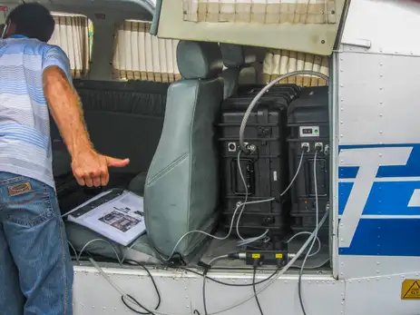 Luciana Gatti/Divulgação Rio de Janeiro (RJ) 10/01/2025 - Malas de amostragem da coleta de carbono na amazônia -Tecnologias monitoram biodiversidade, árvores e ar da Amazônia.
Foto:Luciana Gatti/Divulgação