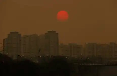 São Paulo (SP), 13/09/2024 - Poluição e qualidade do ar ruim na cidade de São Paulo, vista desde o Rio Tietê.

Foto: Paulo Pinto/Agencia Brasil