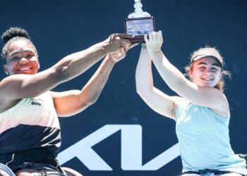 Vitória Miranda e Luiz Calixto são campeões no Aberto da Austrália