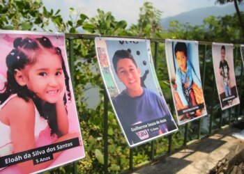 Memorial no Rio volta a ter fotos de crianças vítimas de bala perdida