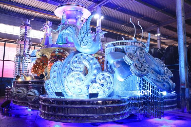 Brasília (DF) 24/02/2025 - Detalhe de uma alegoria da escola Salgueiro.
Foto: Roberto Narciso/Divulgação