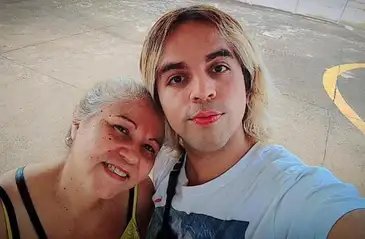 Cleide Viana/Arquivo Pessoal Brasília (DF), 12/02/2025 - Dois brasileiros fogem de trabalho escravo em Mianmar. Cleide Viana com seu filho Luckas Viana dos Santos. Foto: Cleide Viana/Arquivo Pessoal