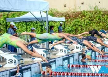 Piscina Olímpica da Bahia sediou primeiras competições estaduais de natação em 2025 neste sábado (22)