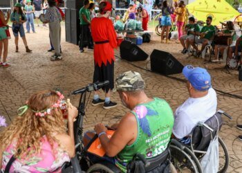Bloco em Brasília critica capacitismo e reforça direitos das PCDs