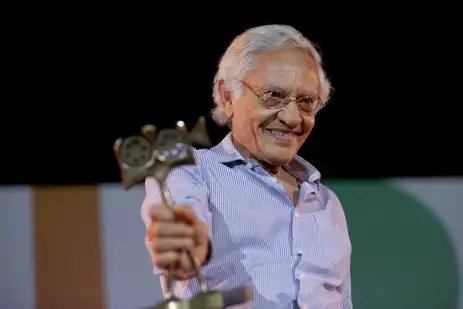 Wilson Dias/Agência Brasil Brasília - Diretor Vladimir Carvalho é homenageado durante o 49º Festival de Brasília do Cinema Brasileiro (Wilson Dias/Agência Brasil)