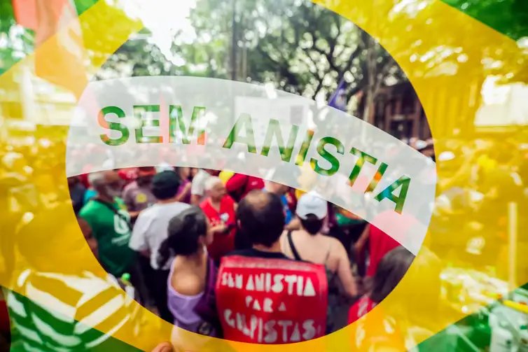 São Paulo (SP), 30/03/2025 - Movimentos sociais e sindicais realizam ato contra a anistia.
Foto: Paulo Pinto/Agência Brasil