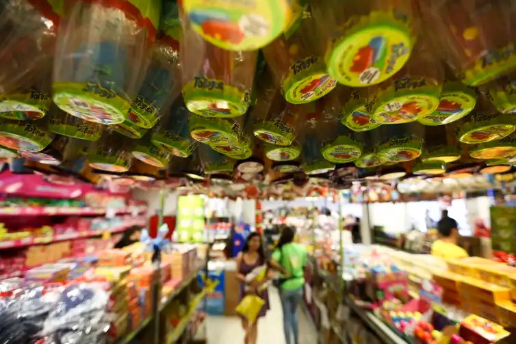 Brasília - Às vésperas da Páscoa, lojas em Brasília vendem ovos de páscoa (Marcelo Camargo/Agência Brasil)