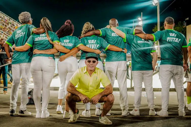 Rio de Janeiro (RJ) 18/02/2025 - Cantor e compositor Zé Paulo Sierra, em seu segundo ano como intérprete da Mocidade Independente de Padre Miguel.
Foto: Mike Bleak/Twelve Marketing/Divulgação